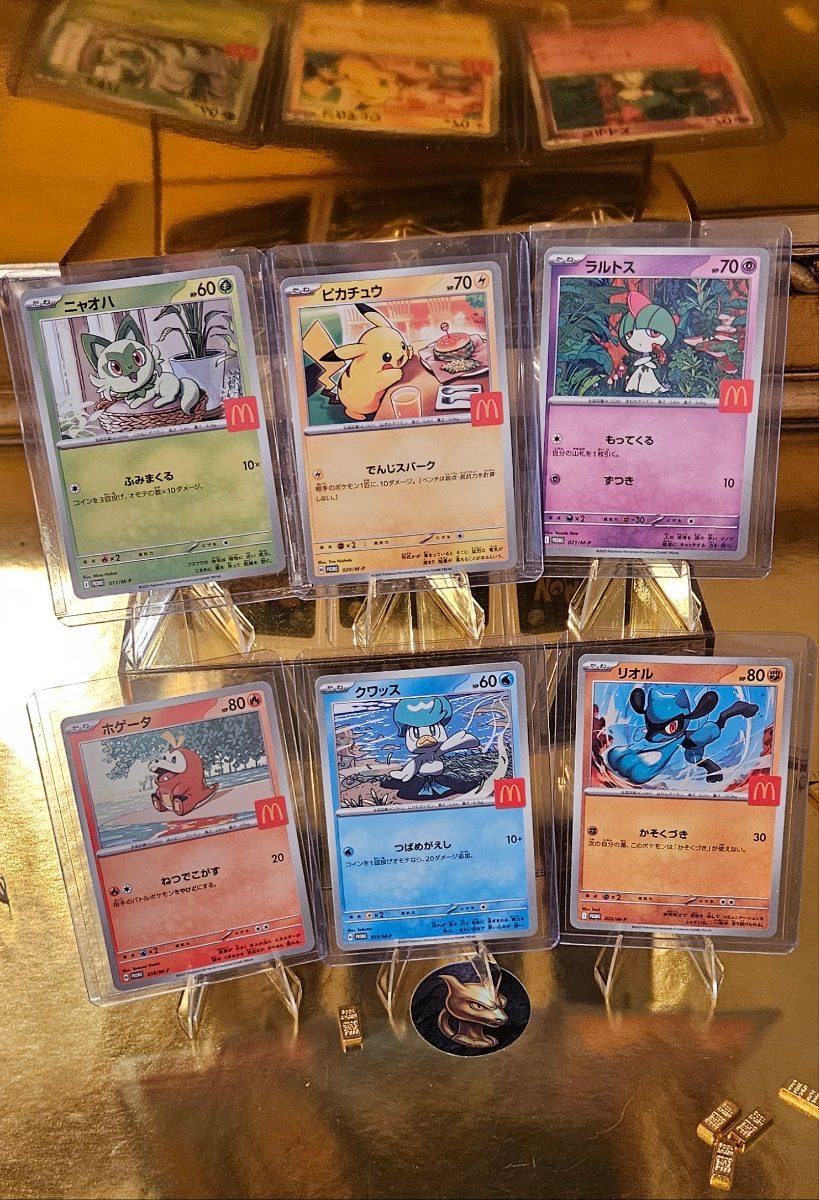 Pokémon McDonald’s Japan 2023 – Full Set Promo Karten (6 Stück)