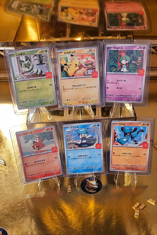 Pokémon McDonald’s Japan 2023 – Full Set Promo Karten (6 Stück)