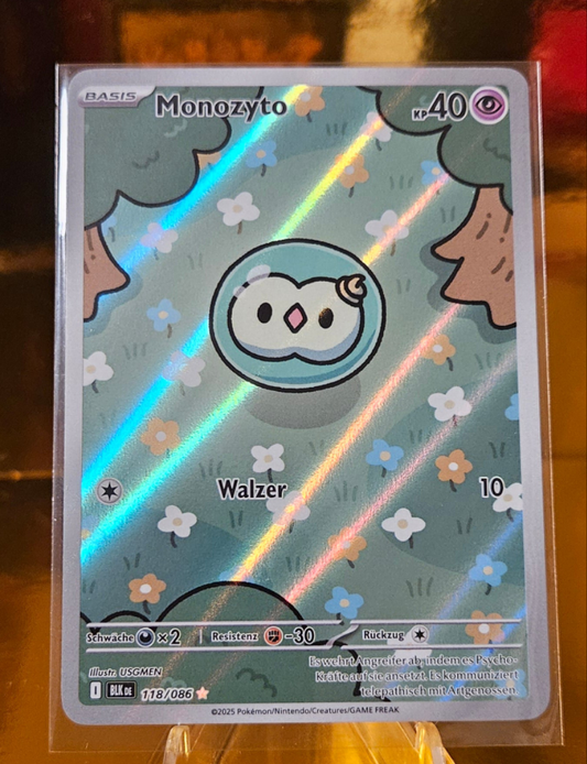 Monozyto – Illustration Rare 118/086 – Pokémon TCG: Stellar Crown (Deutsch, Holo)