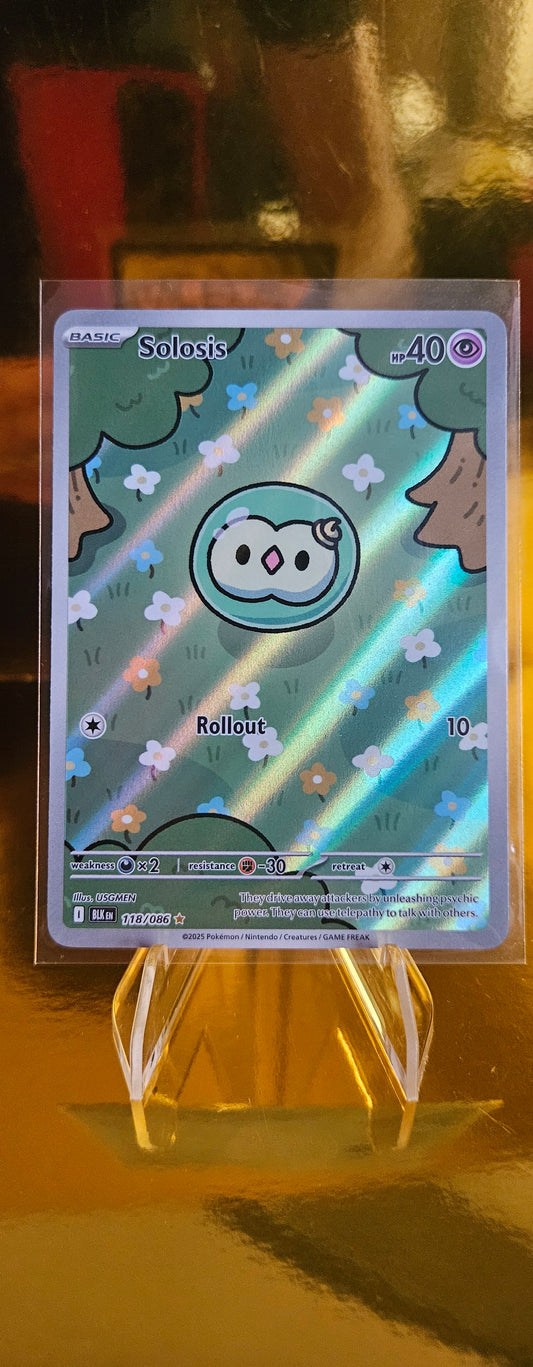 Pokémon Solosis „Black Bolt“ Illustration Rare – SV11B / AR / 123/086 Englisch