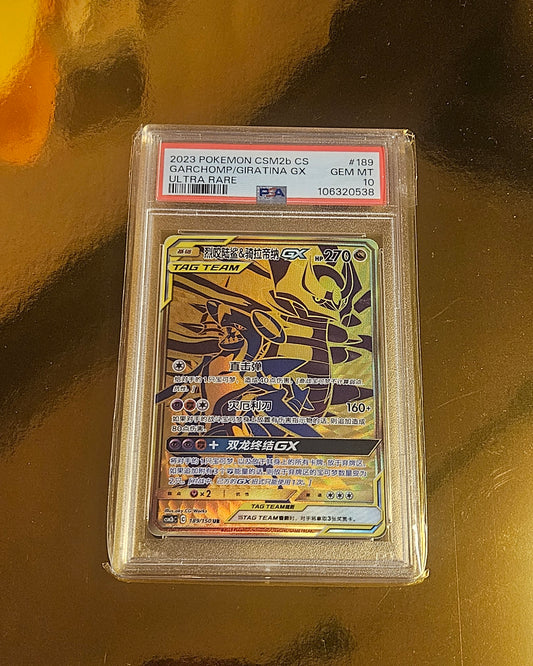 Garchomp/Giratina GX PSA 10