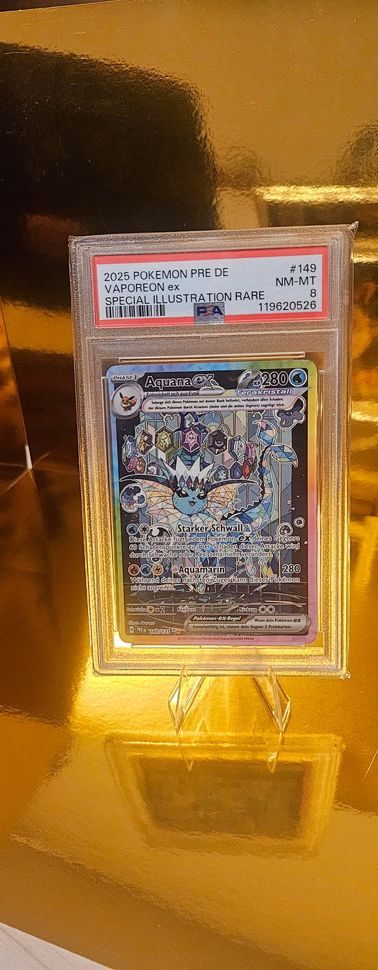 Vaporeon EX PSA 8 SIR